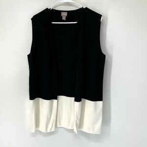 Chico’s women’s knit sweater vest size 3 (XL)
